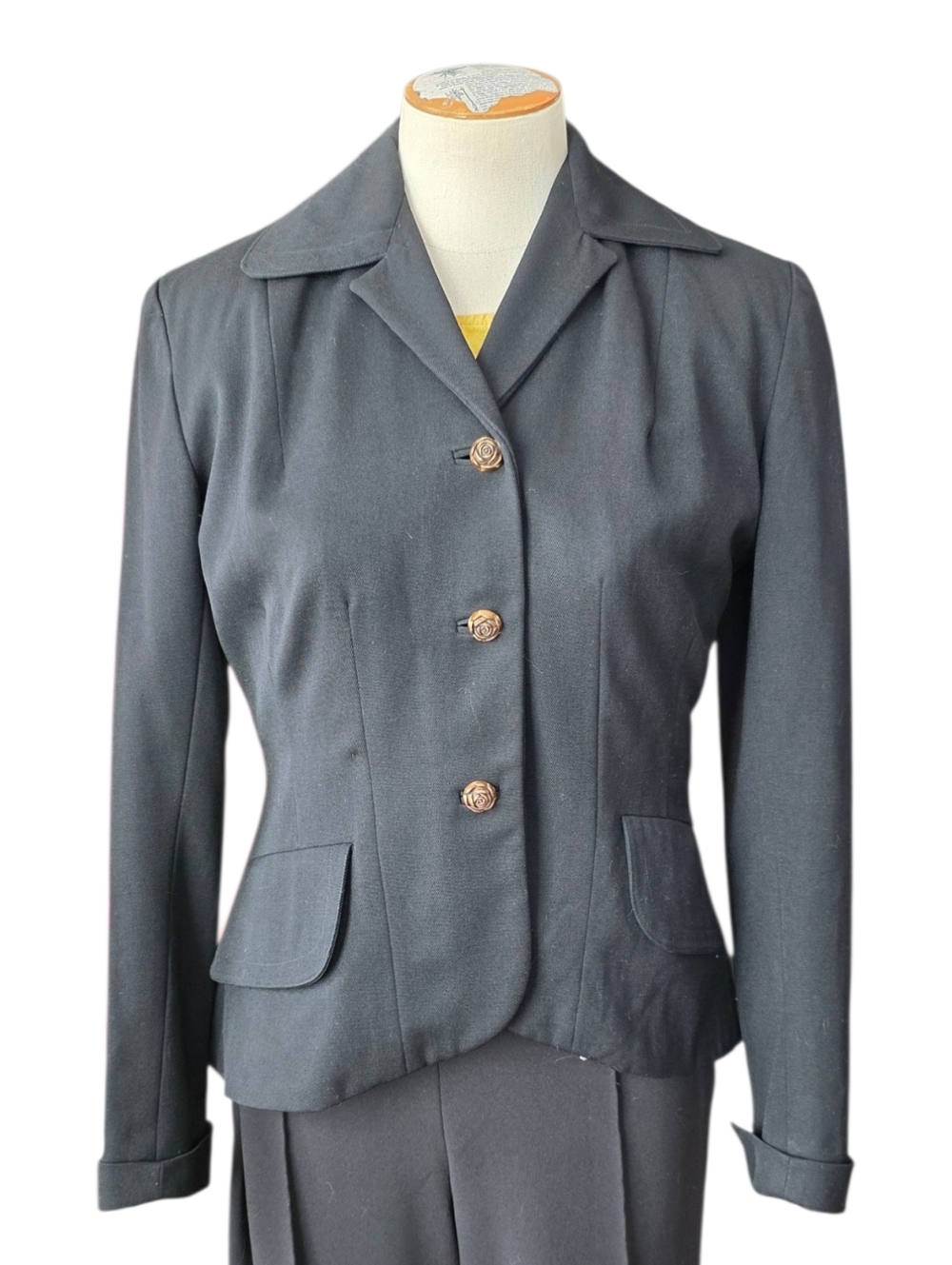 Vintage 1940s 1950s Berkley Sonnenfelds Tailored Womens Jacket Size 10 - Picture 2 of 11